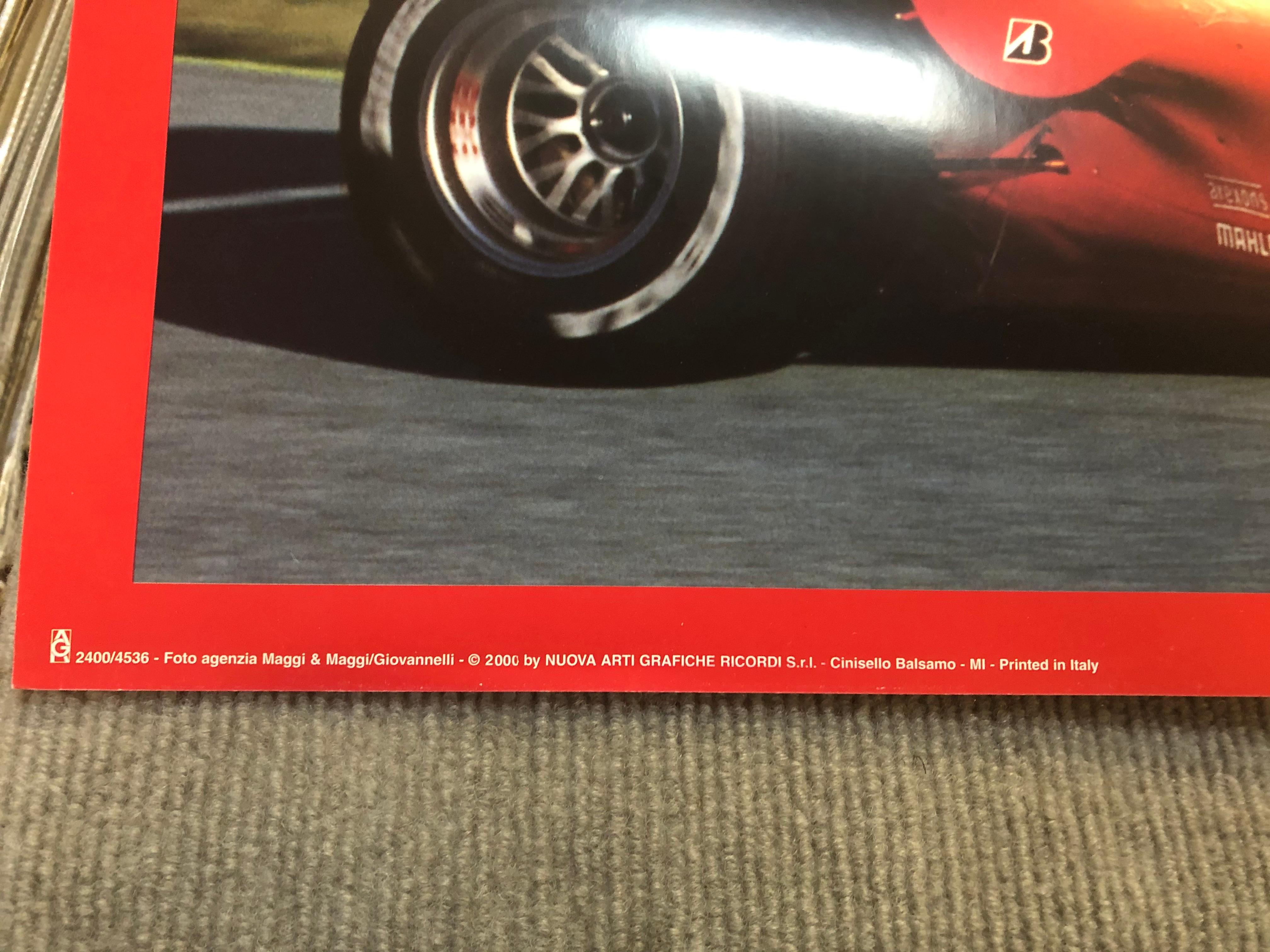 Lithographie rouge et verte offset Maggi & Maggi « F1 - 2000 (Formula 1) », 2000 en vente 1