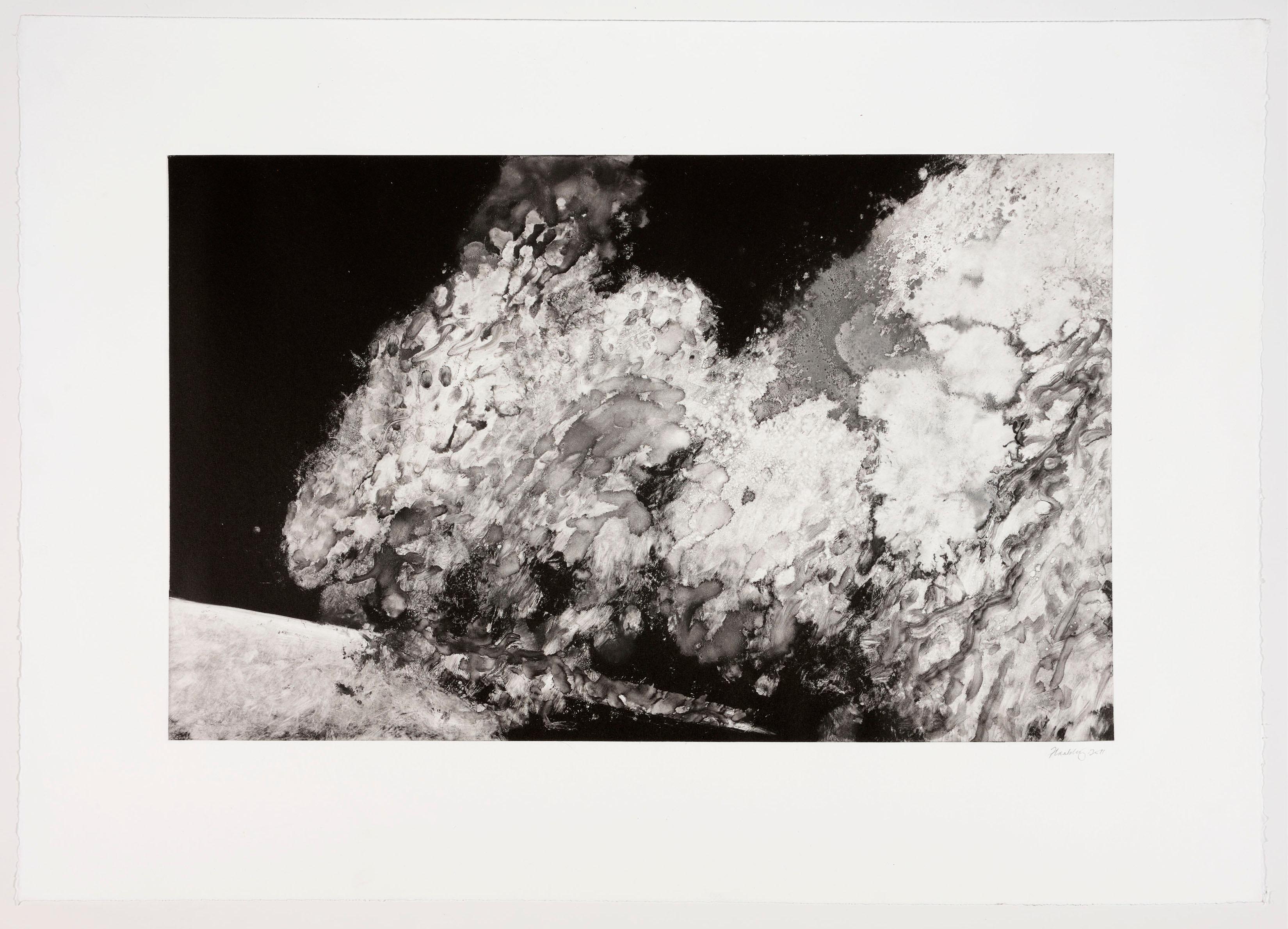 Maggi Hambling Abstract Print - Wall of water 3