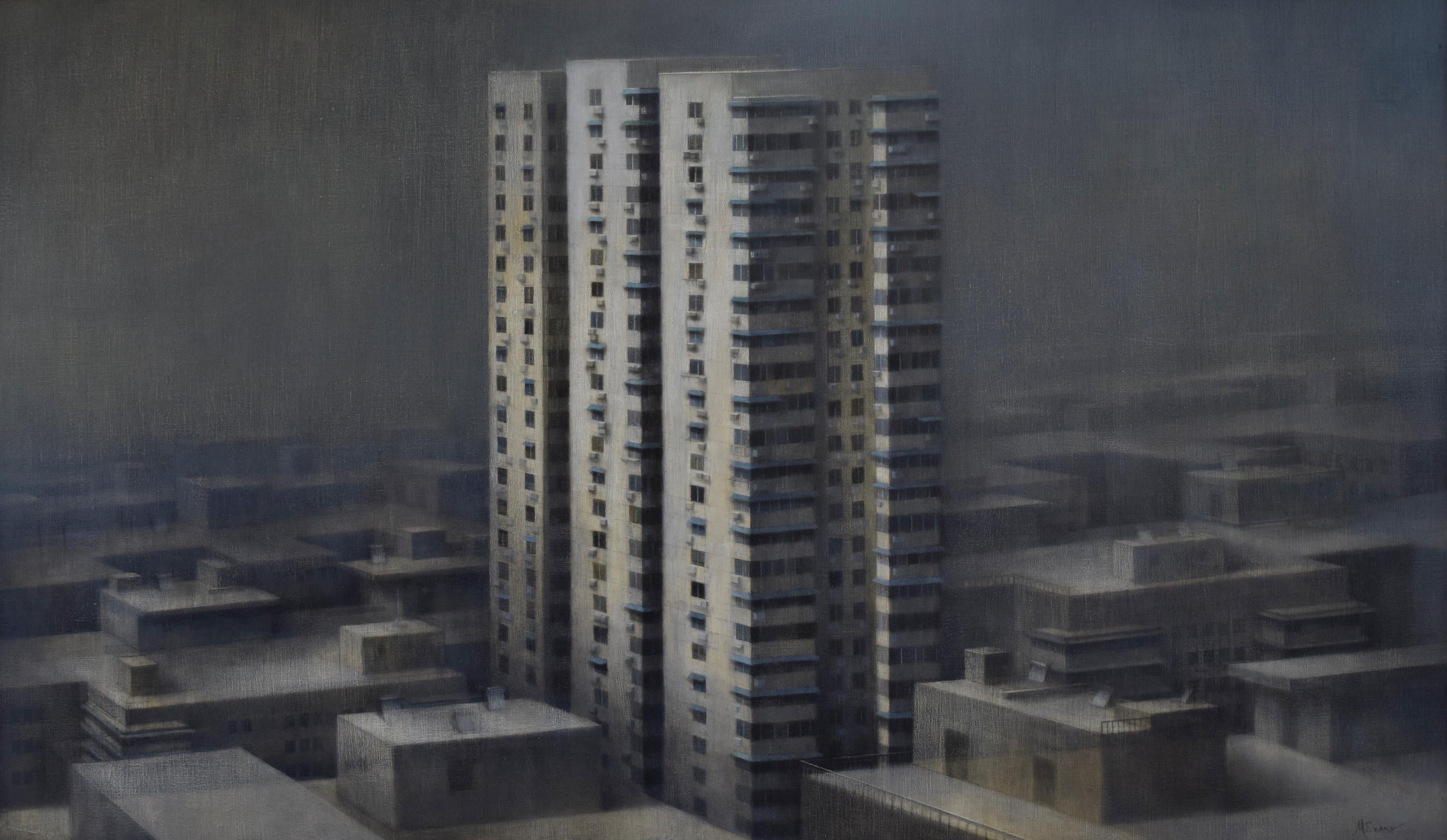 Figurative Painting de Maggie Evans - Estado