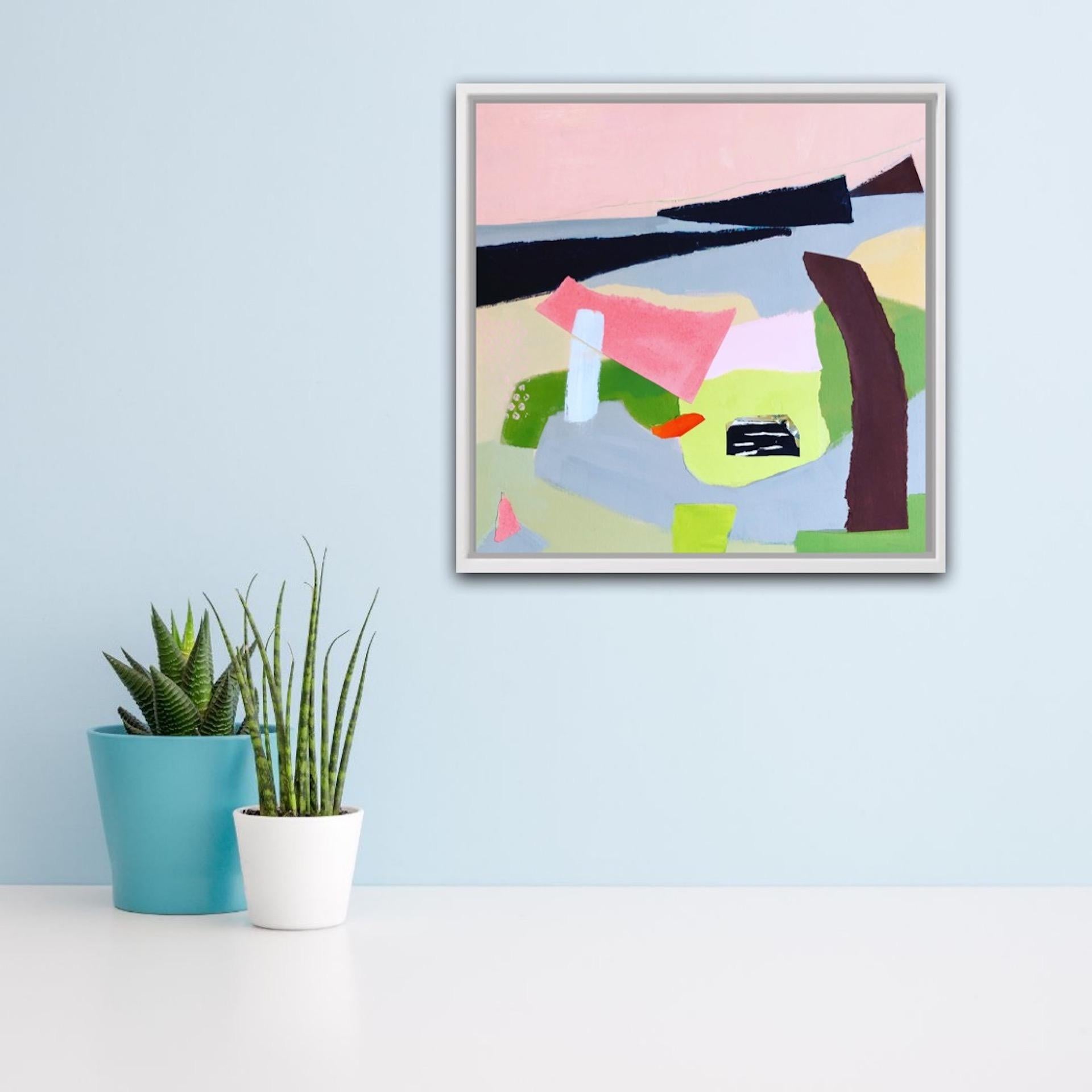 Maggie LaPorte Banks, Sky Blue Pink, Abstract Art, Affordable Art, Art Online 1