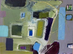 A stroll by the beach, original painting, contemporary, landscape