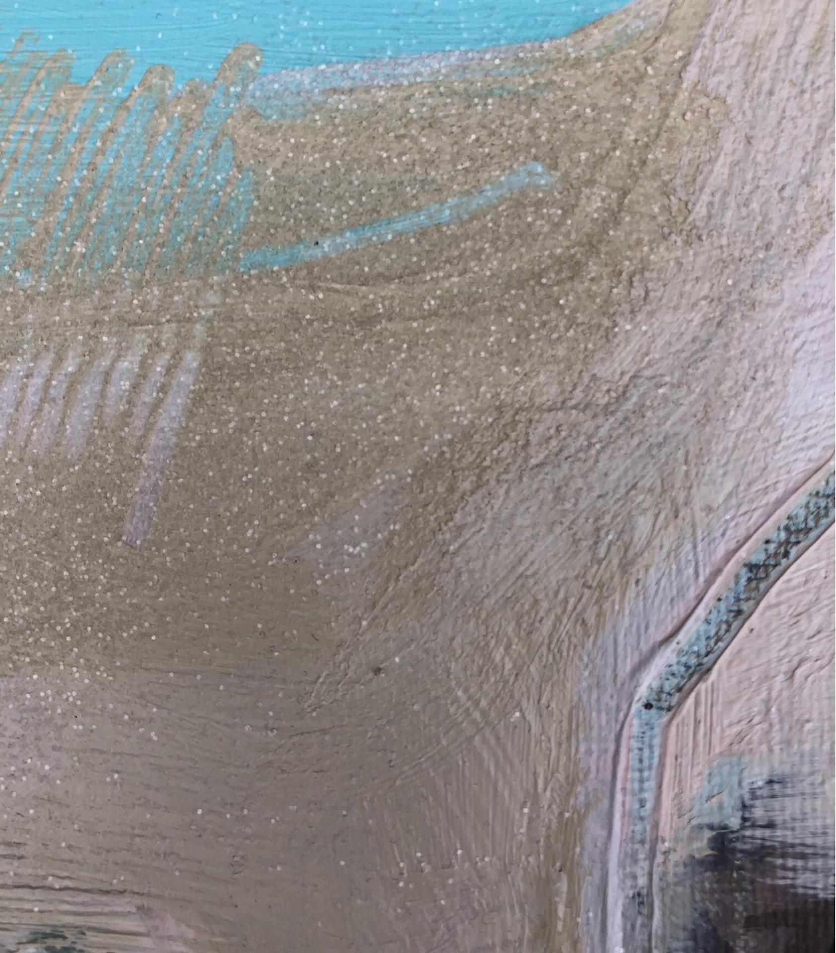 A Winter Day at Crosby beach 2, Maggie LaPorte Banks, Arte astratta del paesaggio in vendita 4
