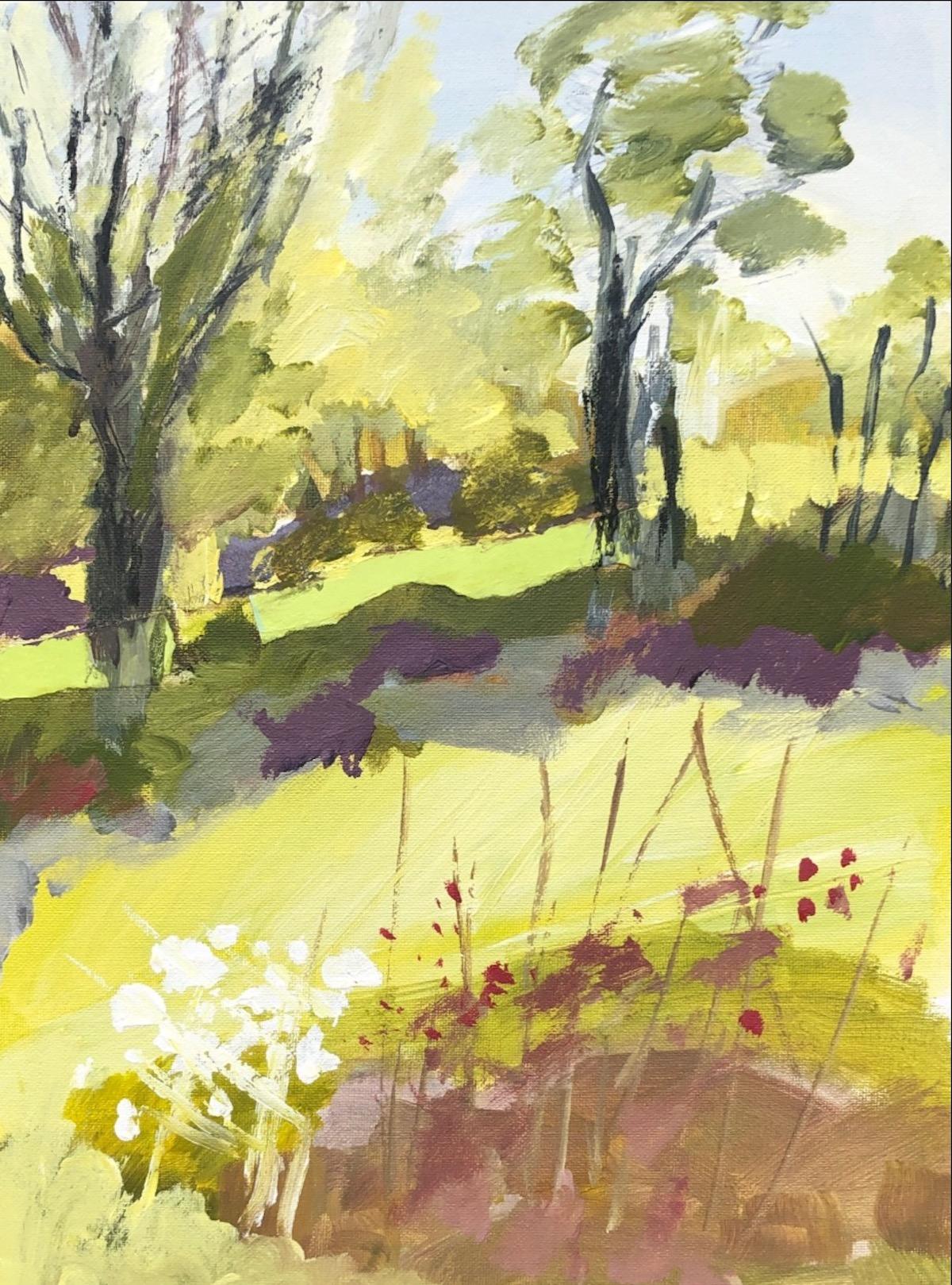 Maggie LaPorte Banks Landscape Painting – Herbstliche Palette