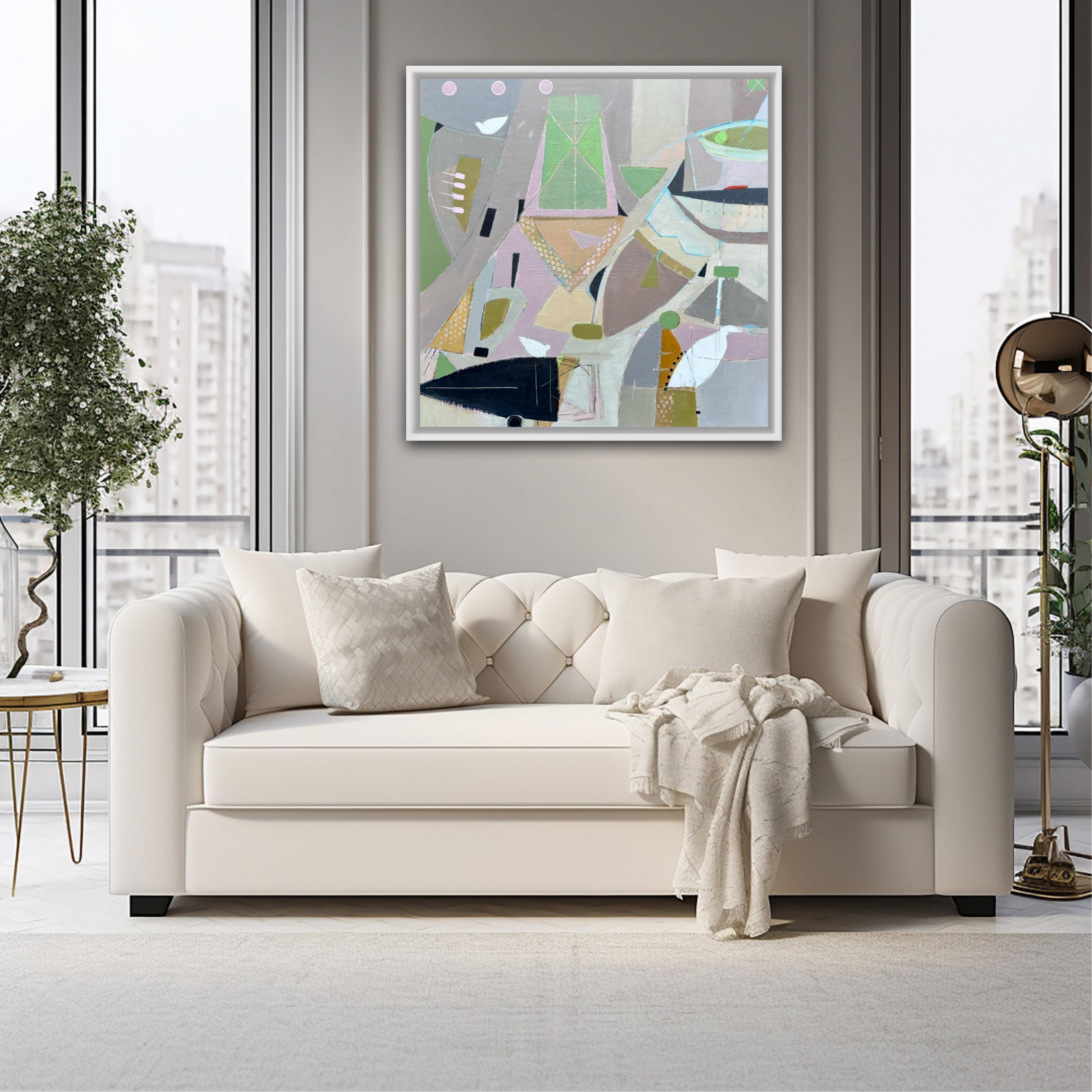 Bateau noir & St. ives low tide, Diptychon, Originalgemälde, zeitgenössisch im Angebot 3