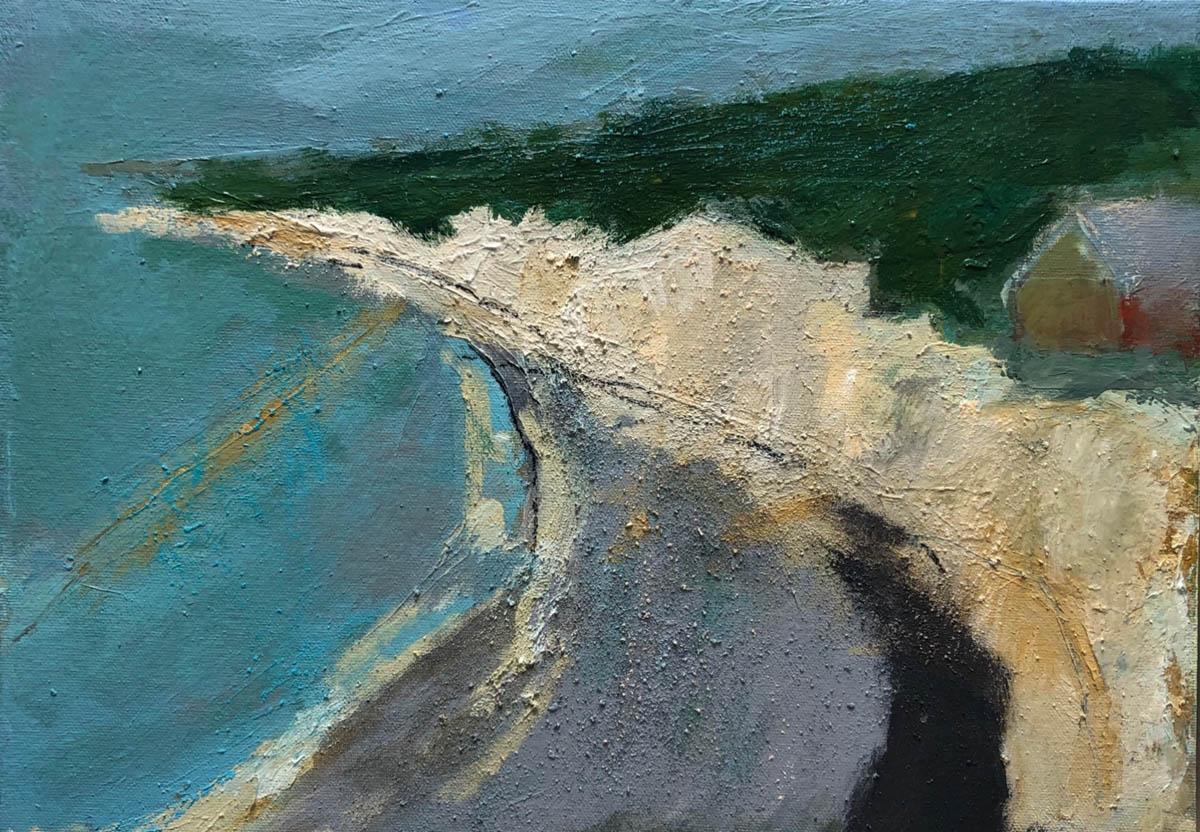 Birling gap BY MAGGIE LAPORTE-BANKS, Original Contemporary Painting, Landscape