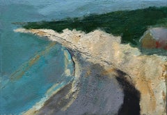 Birling gap BY MAGGIE LAPORTE-BANKS, Original Contemporary Painting, Landscape (Paysage)