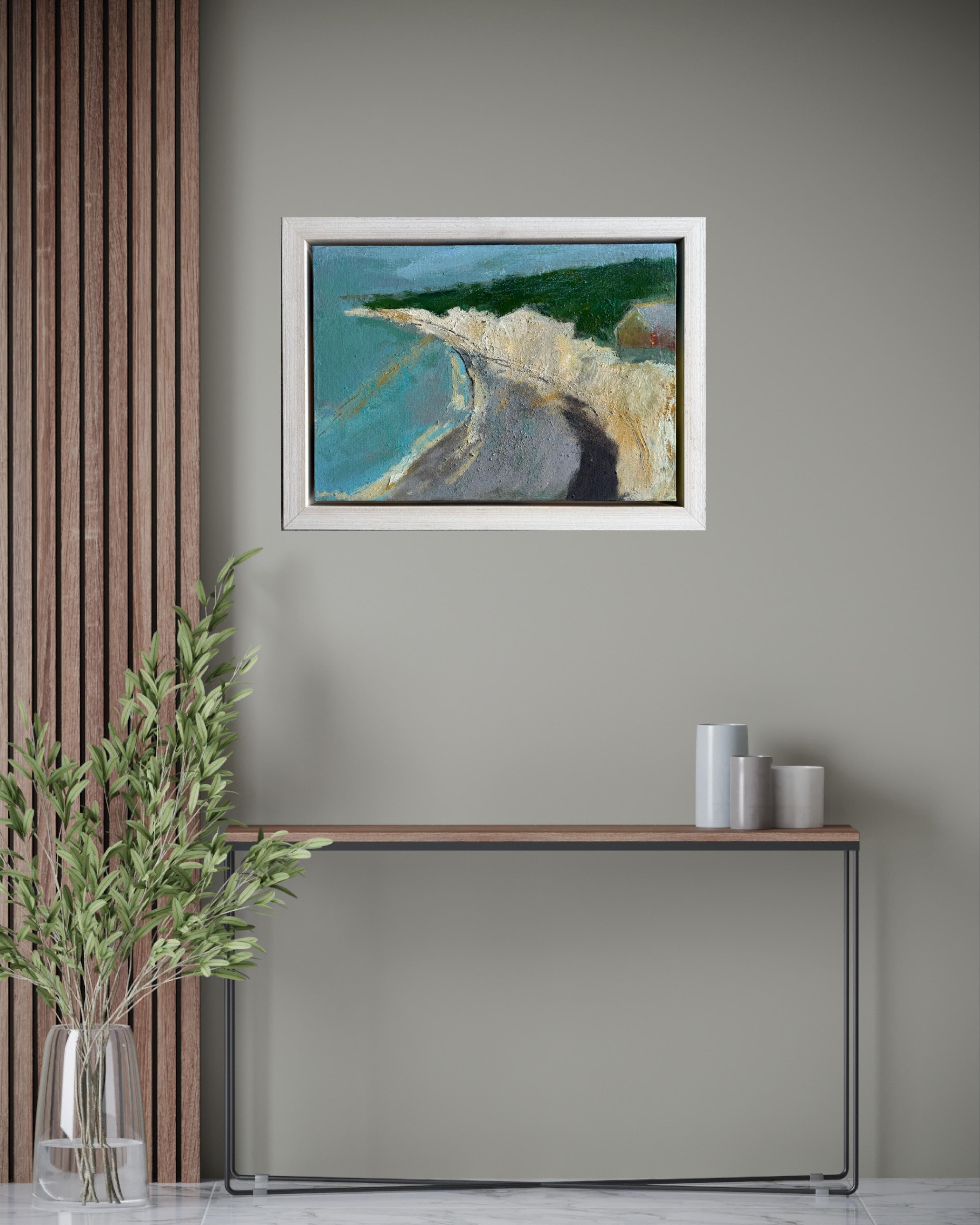 Burling Lücke, Originalgemälde, zeitgenössisch, Landschaft, abstrakt – Painting von Maggie LaPorte Banks