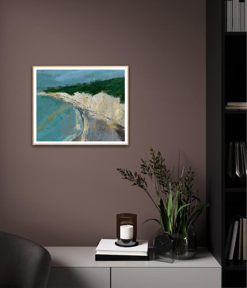 Burling Lücke, Originalgemälde, zeitgenössisch, Landschaft, abstrakt im Angebot 4