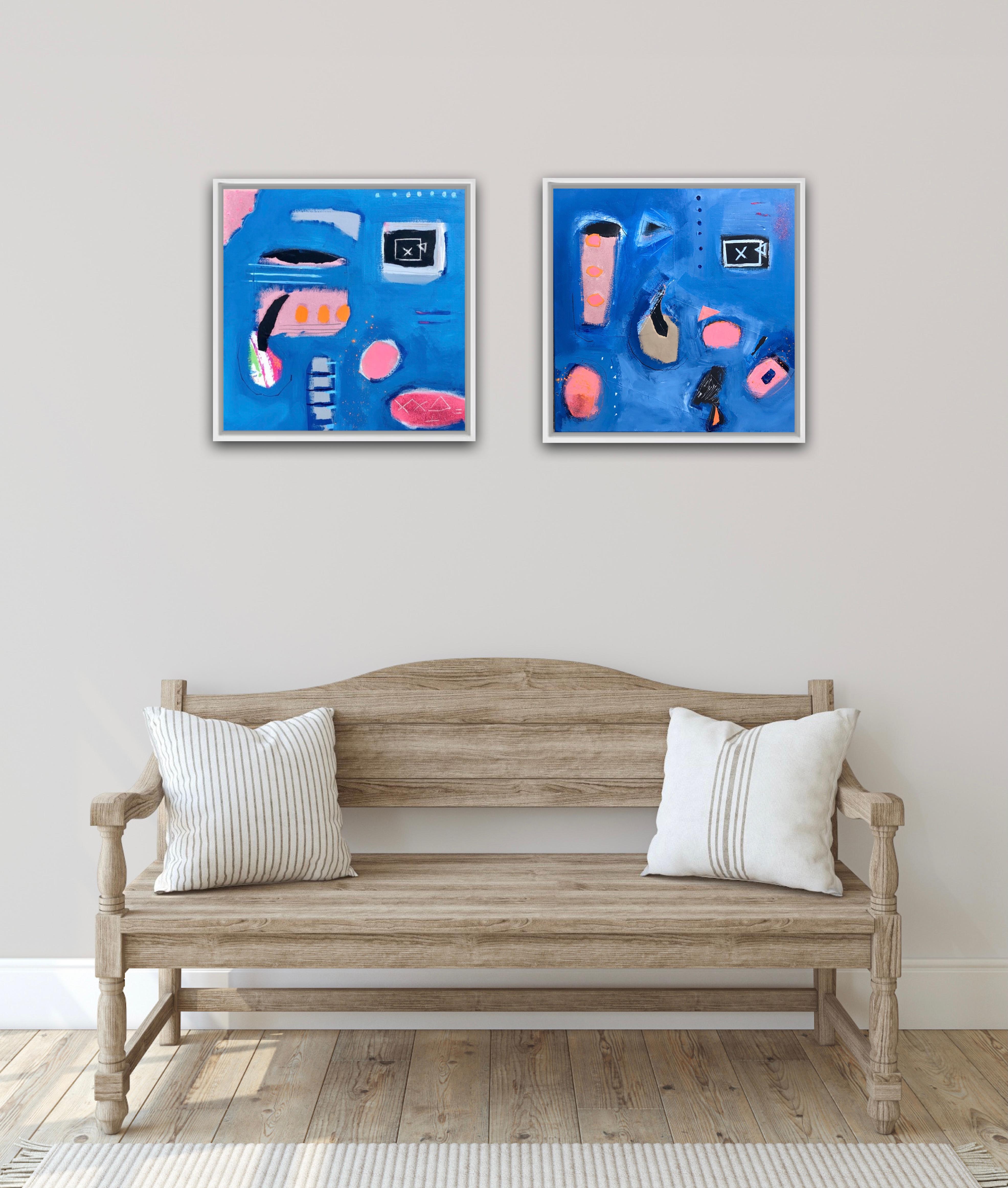 Cotton Candy and Wild swimming Diptych

Overall Size cm : H100 x W100

Maggie LaPorte Banks. Cotton Candy. [2021]
original
Acrylic on canvas, collage, and pigment.
Image size: H:50 cm x W:50 cm
Complete Size of Unframed Work: H:50 cm x W:50 cm x