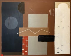 Desde la isla, pintura original, contemporáneo, paisaje, abstracto