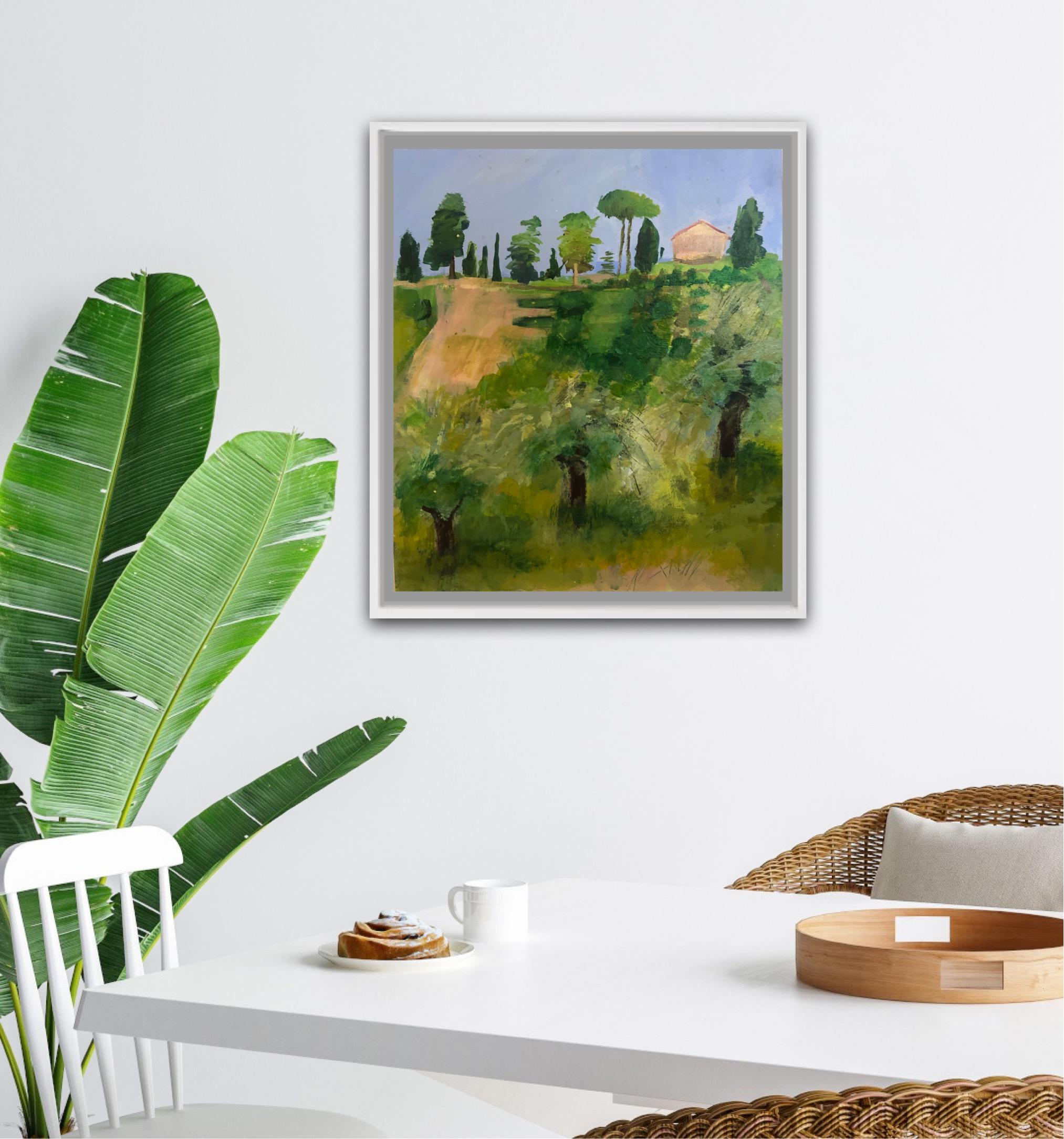 Vigneti italiani, Quadro originale, Paesaggio, Astratto, Motivi 1