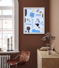 La Vie Boheme, Abstract Art, Geometric Painting, Original Contemporary Artwork