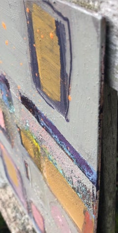 Maggie LaPort Banks, Taffeta and Amythest, Abstract Art, Mixed Media Art