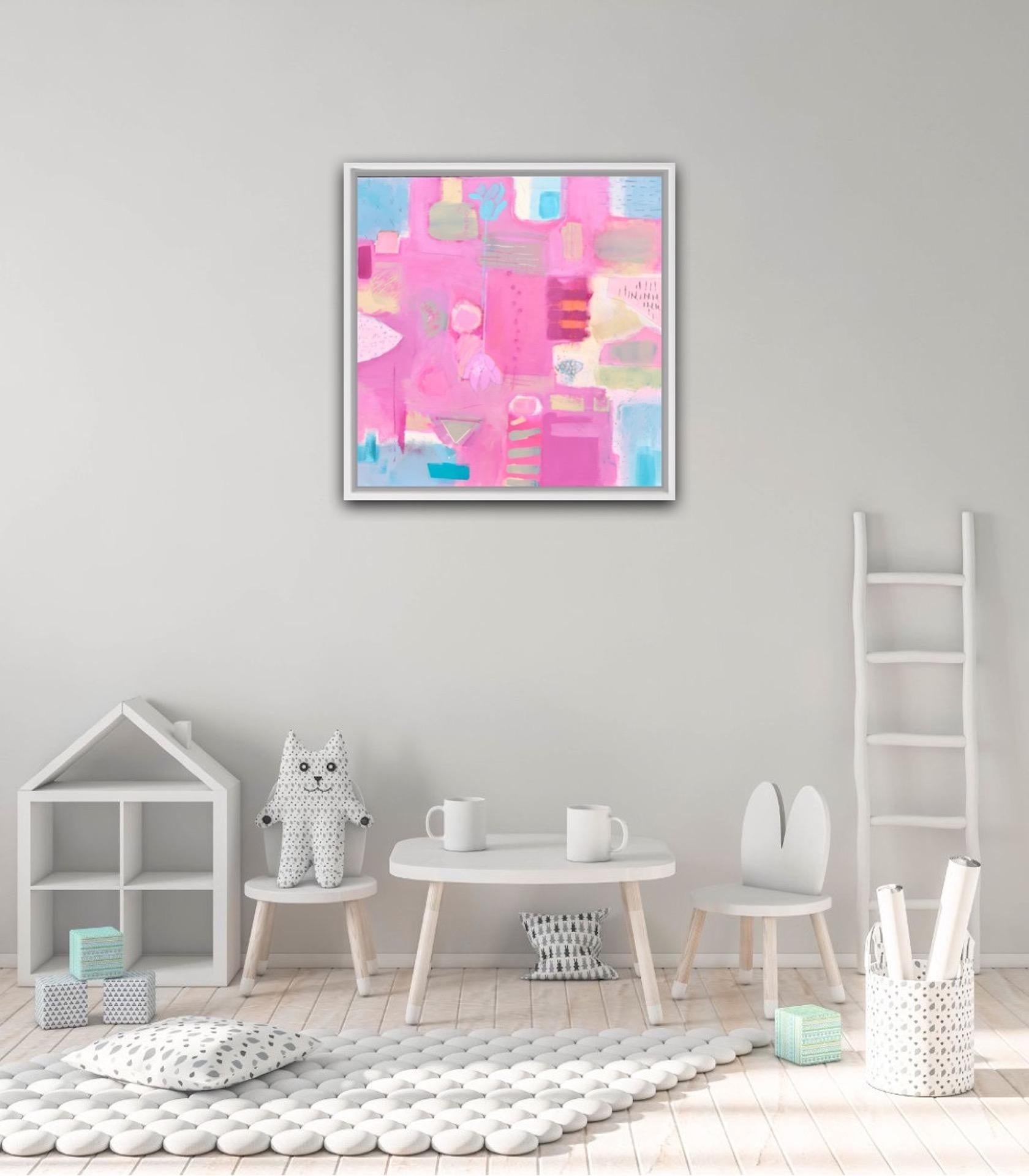 Maggie LaPorte Banks, A Sense of Place 2, Pittura astratta originale, Arte Luminosa in vendita 9