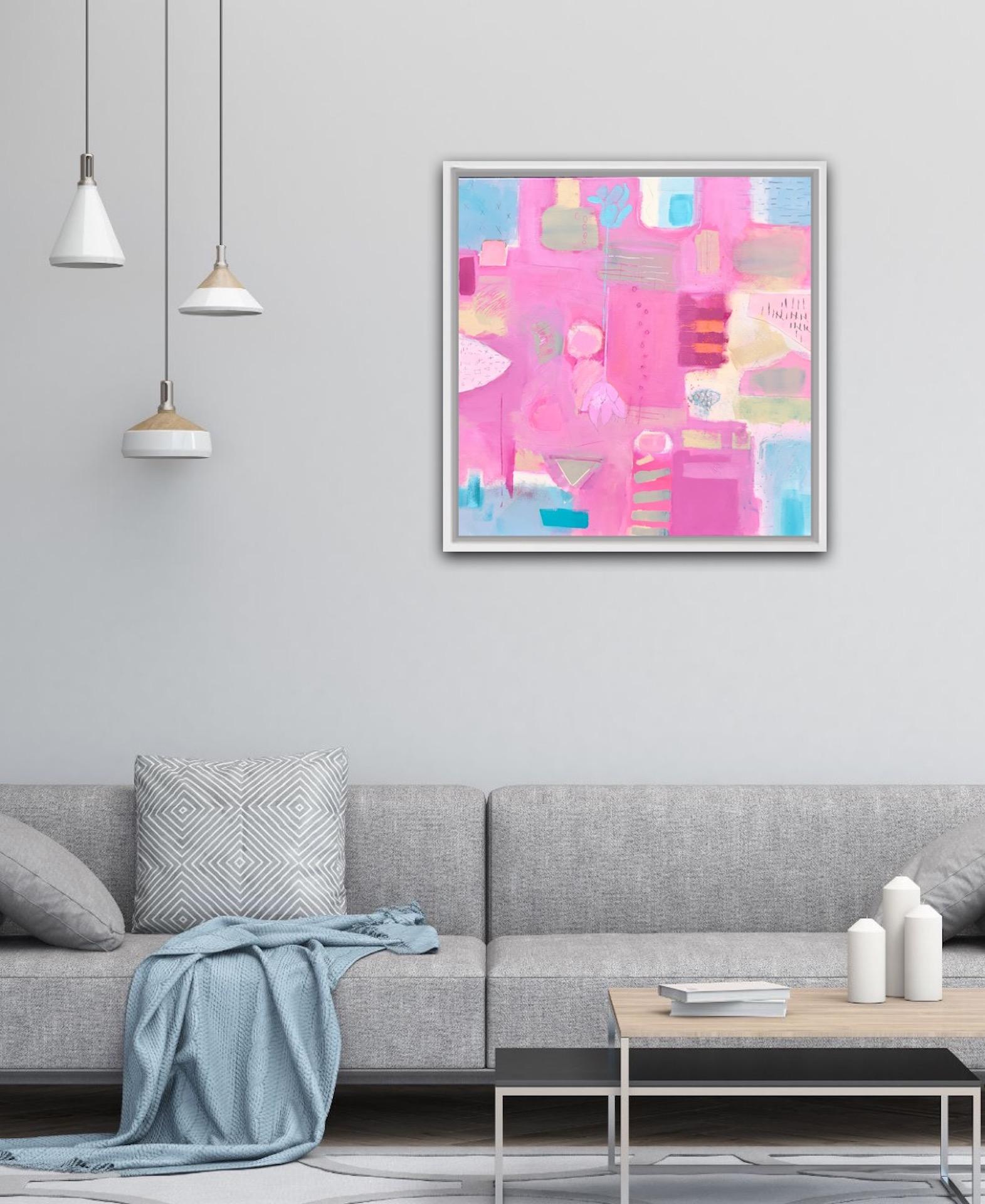 Maggie LaPorte Banks, A Sense of Place 2, Pittura astratta originale, Arte Luminosa in vendita 8