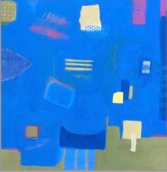 Buy Original Abstraktes Gemälde "Cereleum and Psycho Pink" von Maggie LaPorte