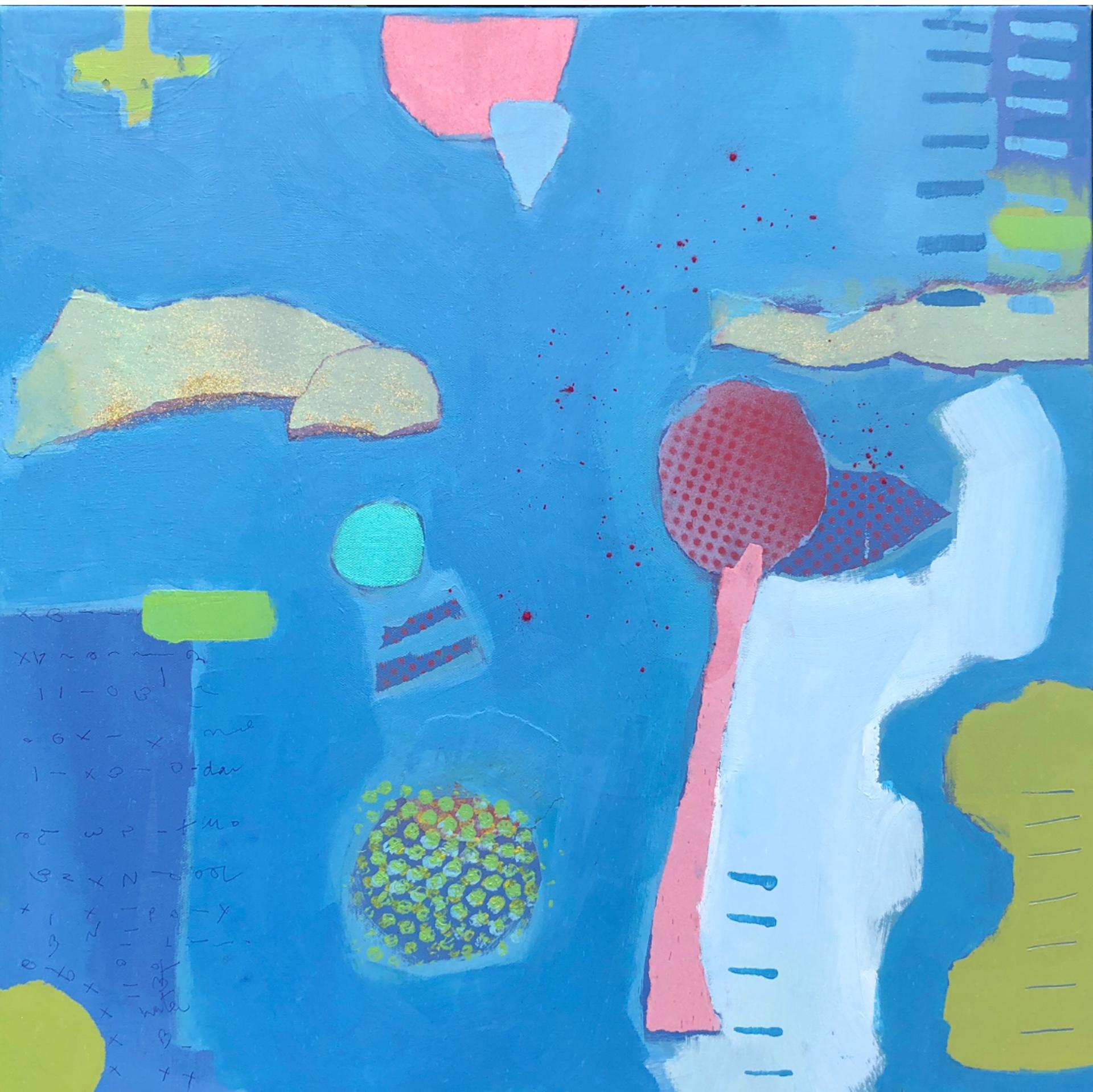 Maggie Laporte Banks, Cerca del árbol Wychbeam, Arte abstracto, Arte contemporáneo en venta 1