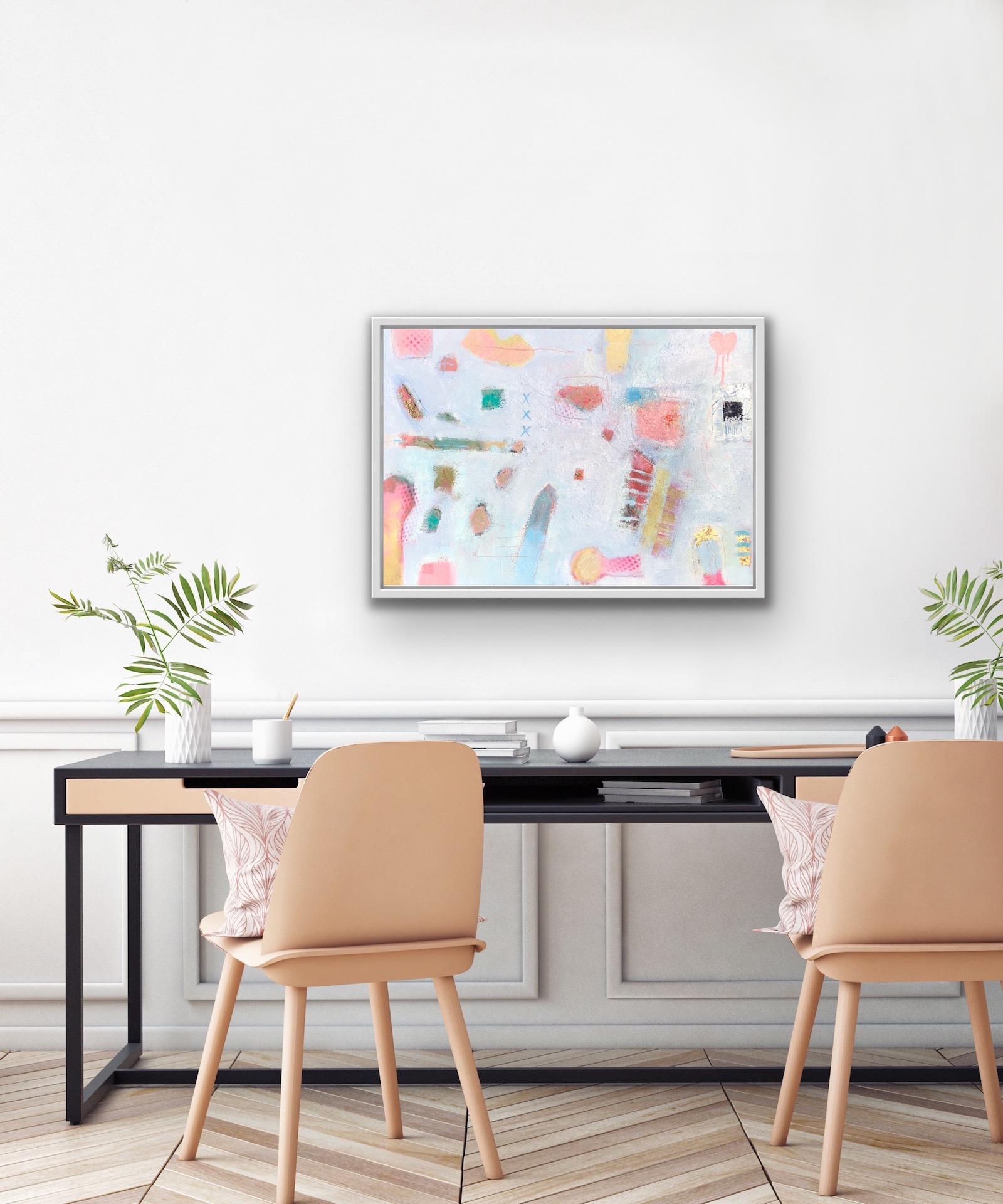 Maggie LaPorte Banks, Go Gently, Original Abstract Painting, Affordable Art For Sale 2