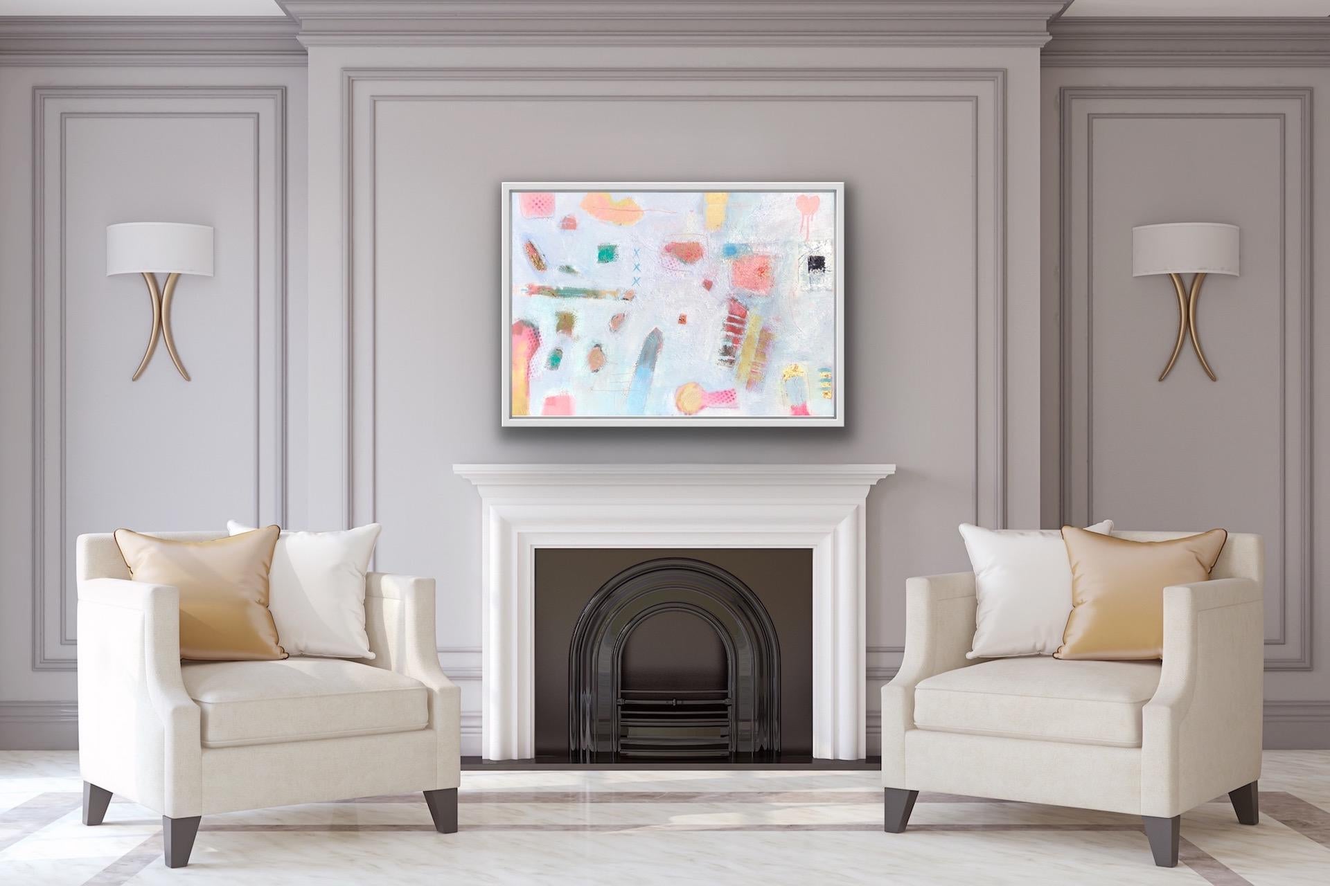 Maggie LaPorte Banks, Go Gently, Original Abstract Painting, Affordable Art For Sale 4