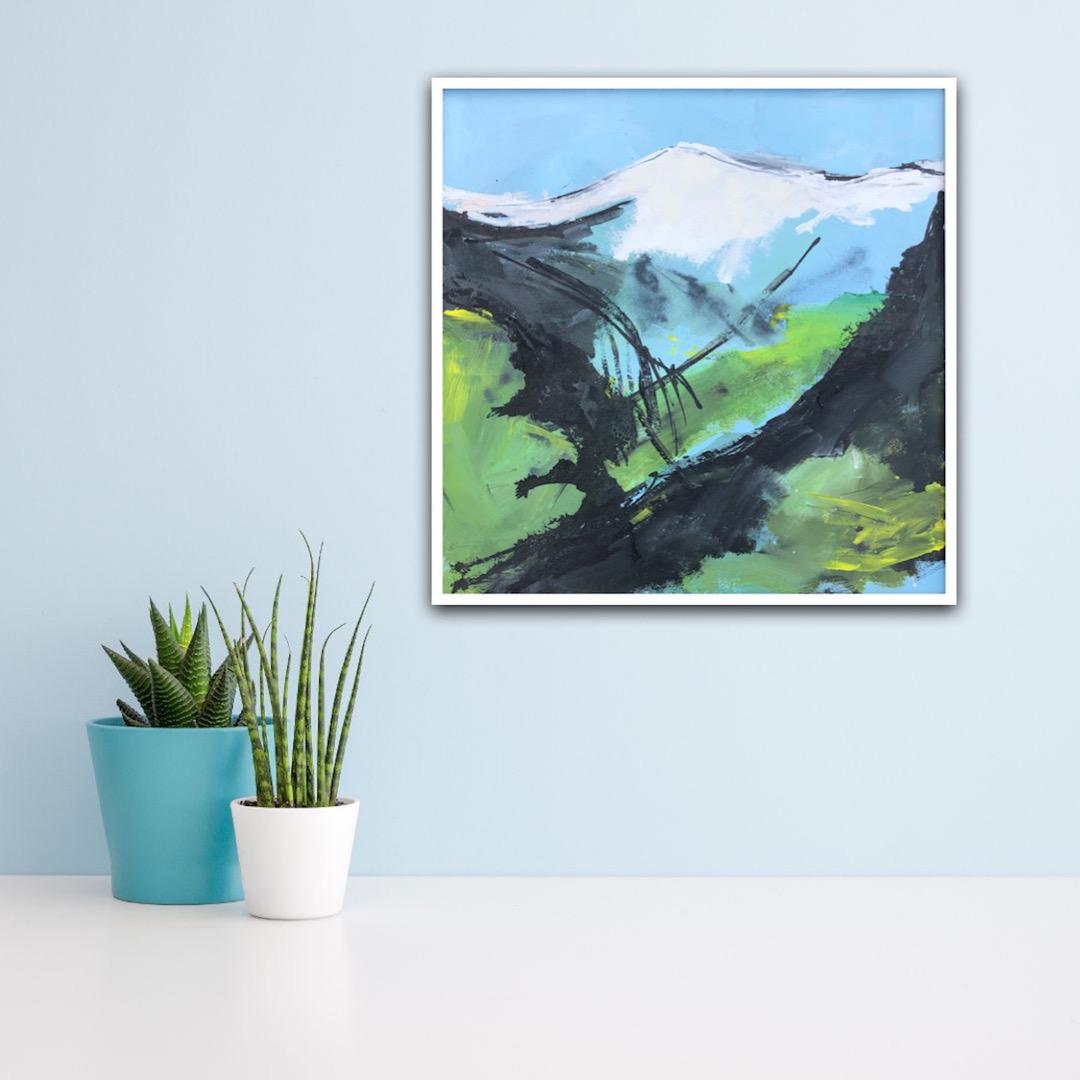 Maggie LaPorte Banks, Pen-y-fan no. 4, Originale d'arte astratta, Arte accessibile in vendita 1