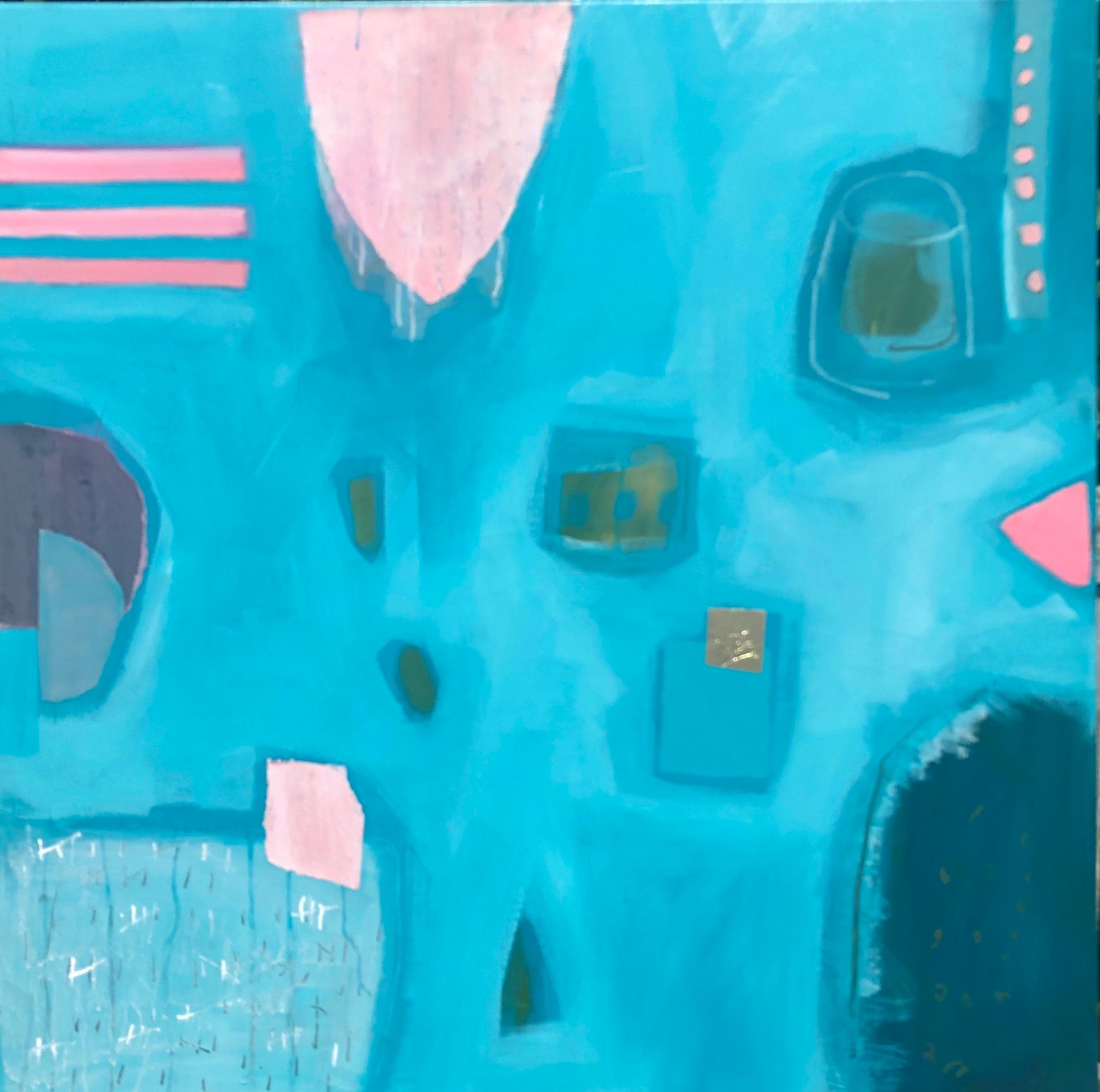 Maggie LaPorte Banks, Popping Bubble Gum Pink, Contemporary Abstract Artwork For Sale 2