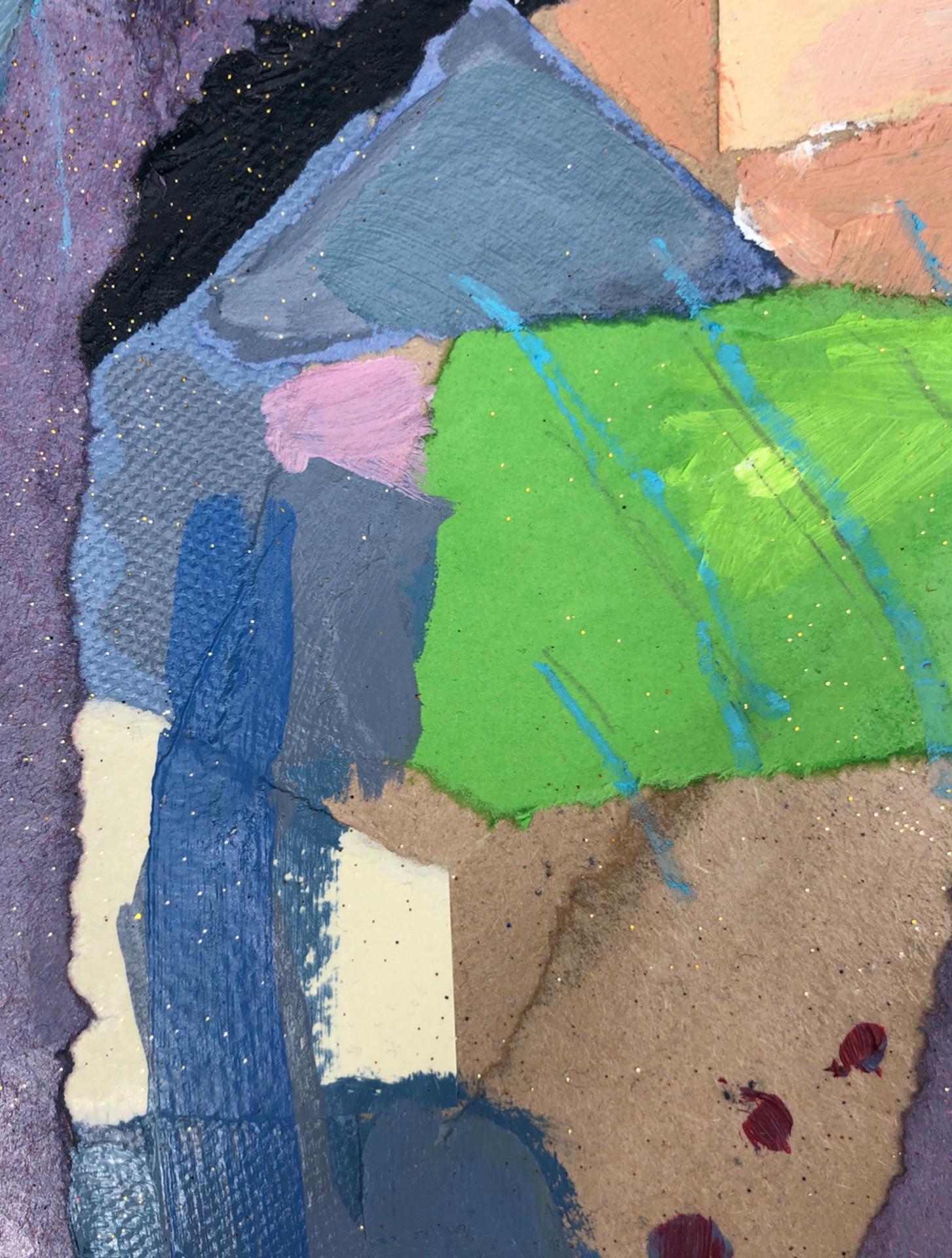 Die Sommerfarben der Dartmoor-Banken von Maggie LaPorte, zeitgenössische Kunst, abstrakte Kunst
