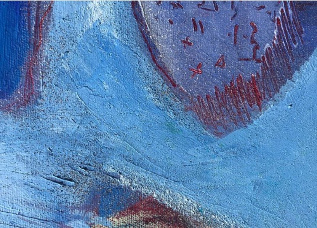 Le bord du ciel, peinture originale abstraite de Maggie Laporte Banks  en vente 2