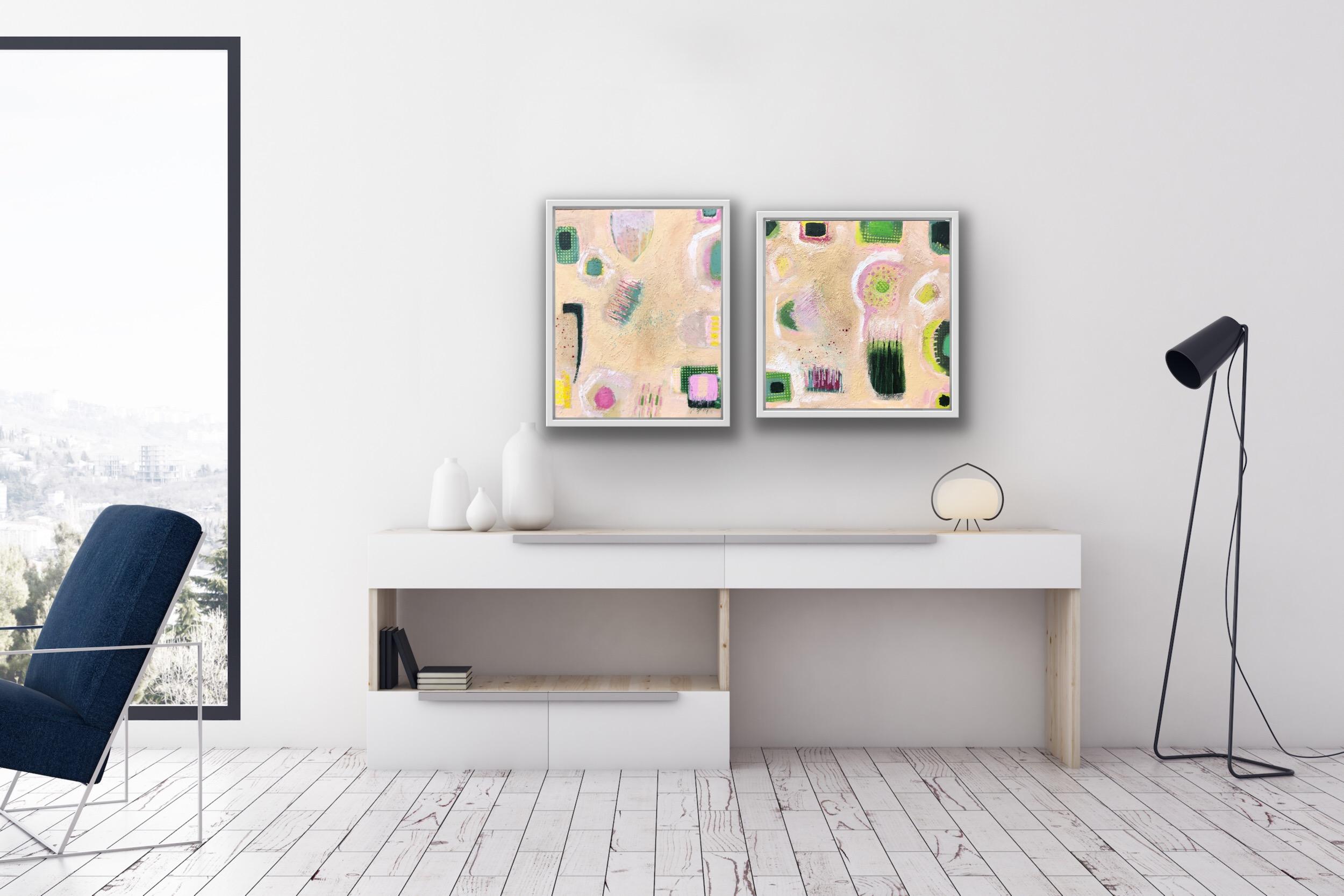 Mamma Mia and Turn the Heat Up Diptych For Sale 1