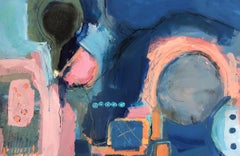 Rosa für ein Mädchen, blau für einen Jungen BY MAGGIE LAPORTE-BANKS, Zeitgenössische abstrakte Werke