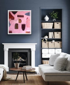 Seagulls have Yellow Eyes by Maggie LaPorte Banks, abstract expressionist