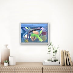 Summer Colours of Dartmoor, abstract art, landscape art, affordable art