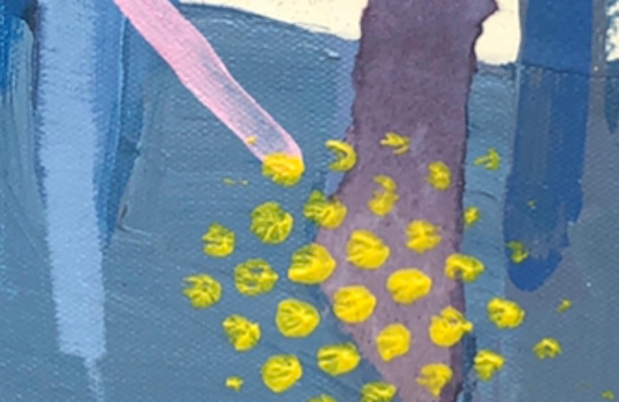 Colores de verano de Dartmoor, arte abstracto, arte paisajístico, arte asequible en venta 2