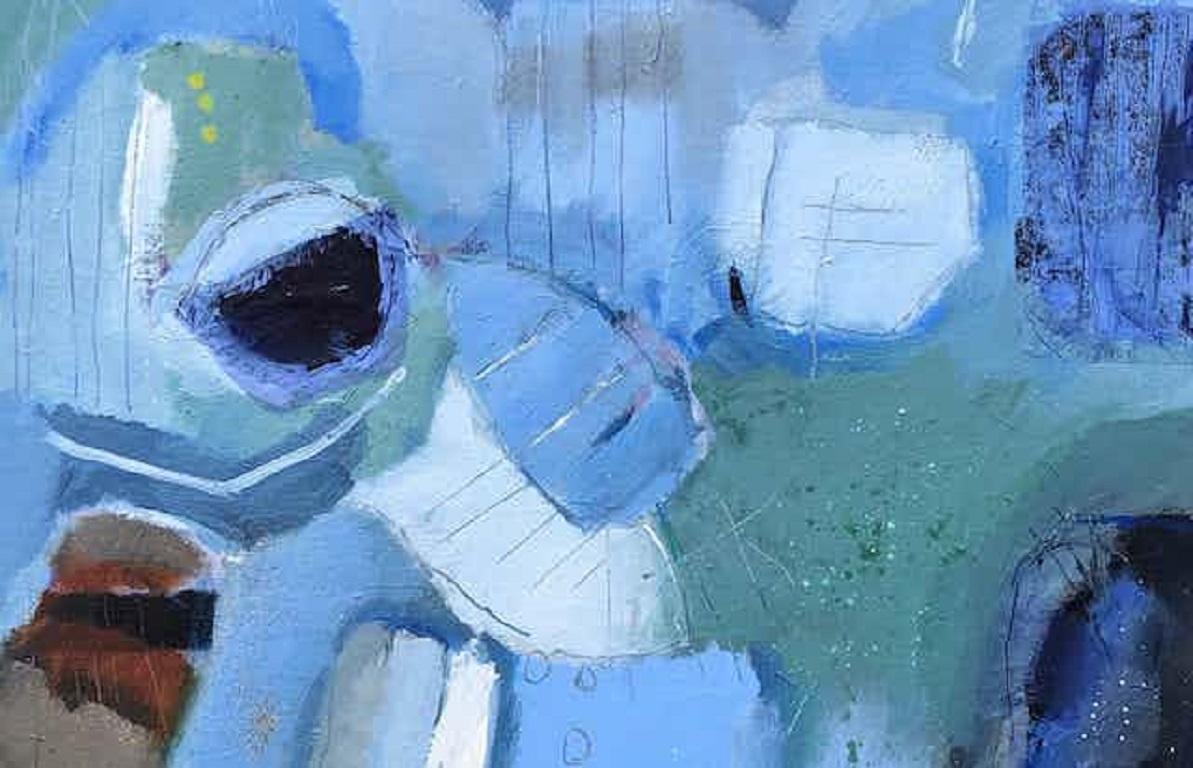 Abstract Painting di Maggie LaPorte Banks - Vacanze estive, Pittura originale, Acrilico, Astratto, Estate