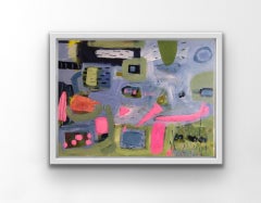 Summertime In Devon, Maggie LaPorte Banks, Abstract Devonshire Artwork