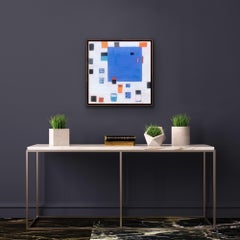 Tangerine Space 2, Maggie LaPorte Banks, Abstract art, Original art for sale