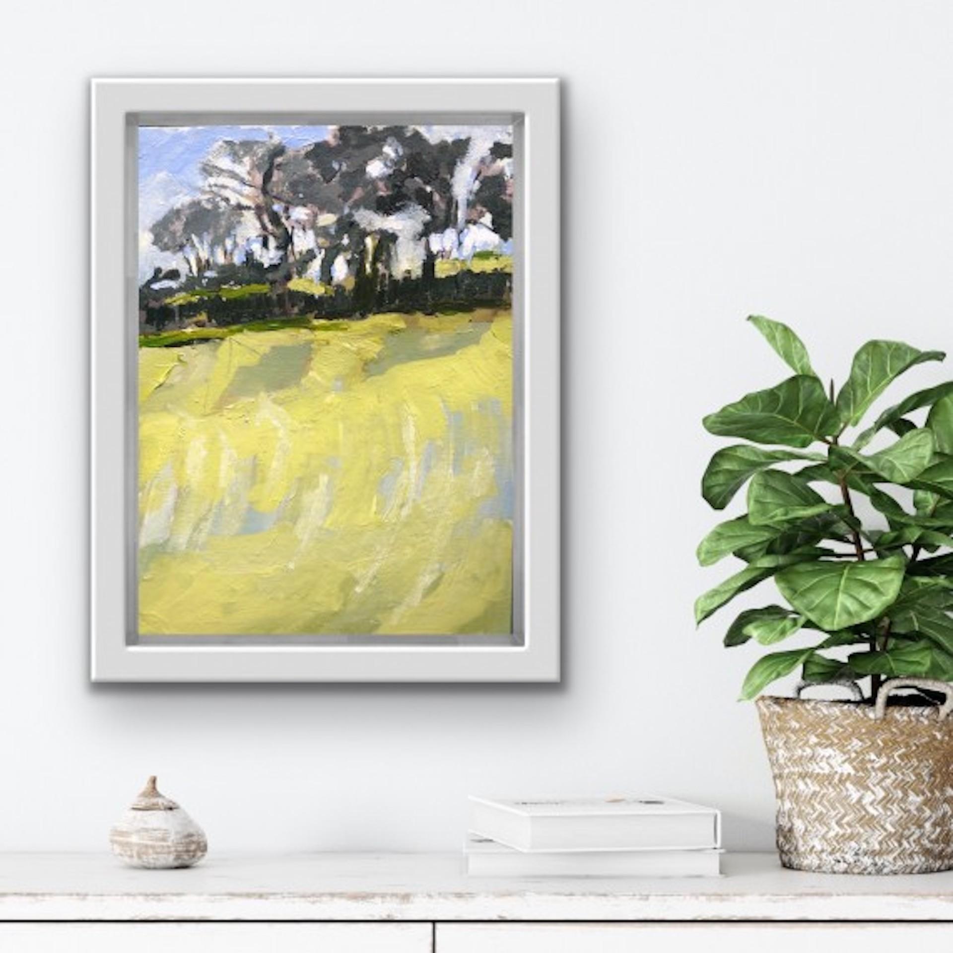 The Steep Hill, Maggie LaPorte-Banks, peinture de paysage abstrait d'origine - Painting de Maggie LaPorte Banks
