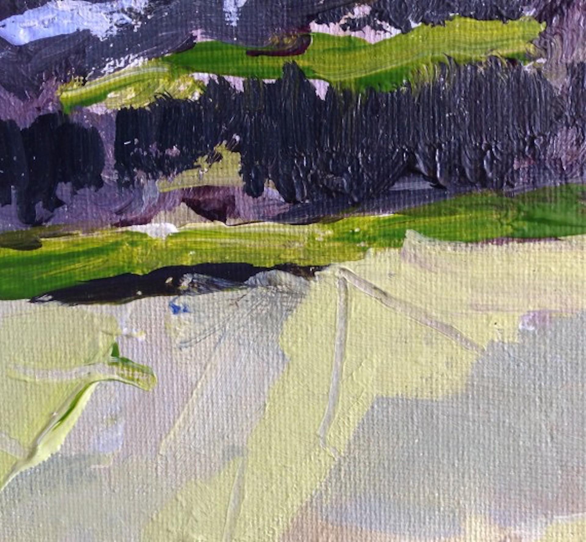 The Steep Hill, Maggie LaPorte-Banks, peinture de paysage abstrait d'origine en vente 1