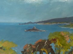 Vers le phare, peinture originale, contemporaine, paysage