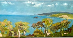 To the Lighthouse, quadro originale, contemporaneo, paesaggio