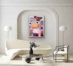 Wish You Were Here, Original Mixed Media Artwork, Abstract Landscape Painting