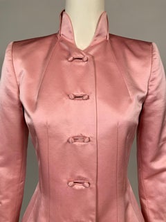 Maggie Norris Couture Pink Silk Satin Jacket