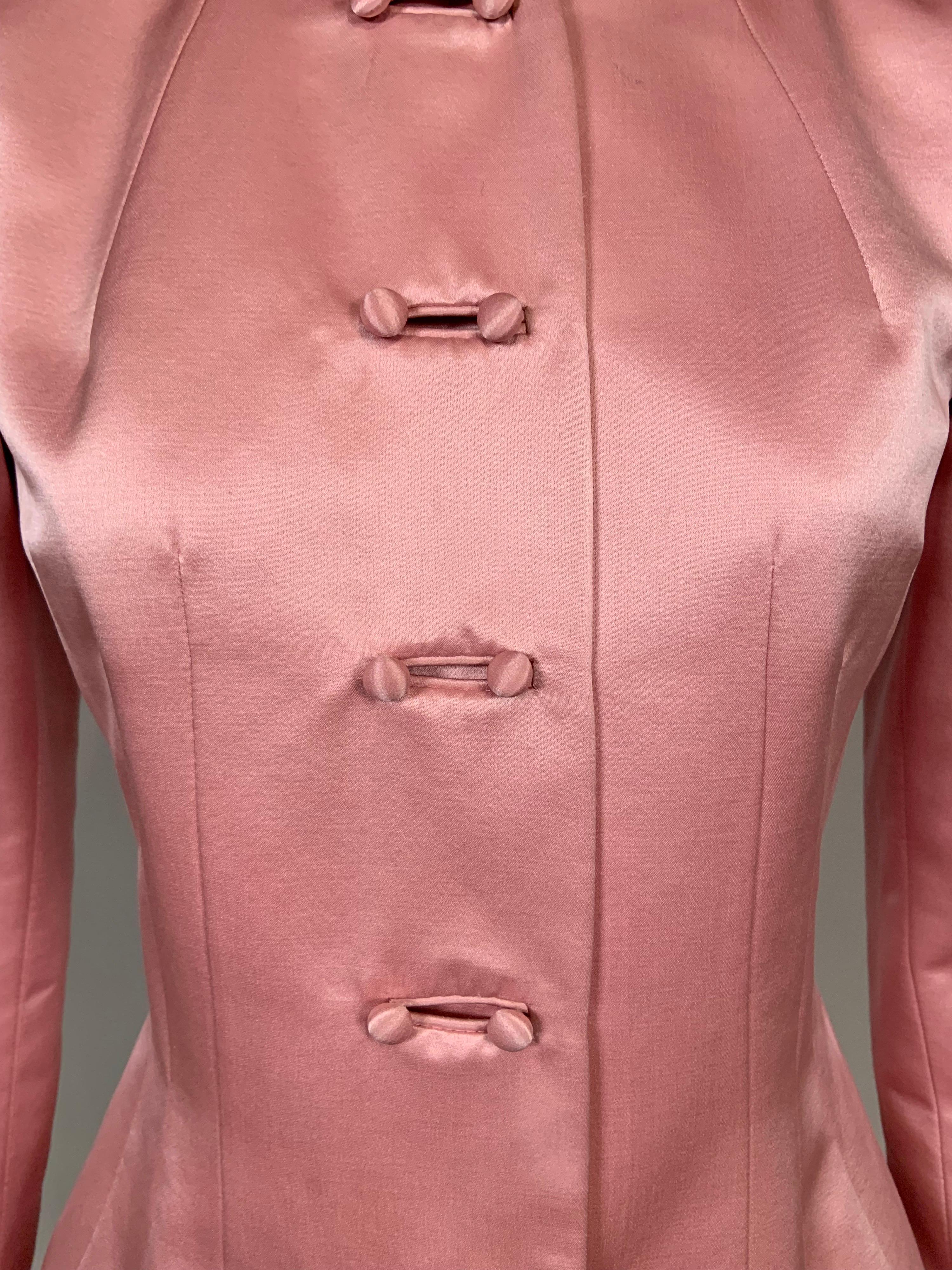 satin pink jacket