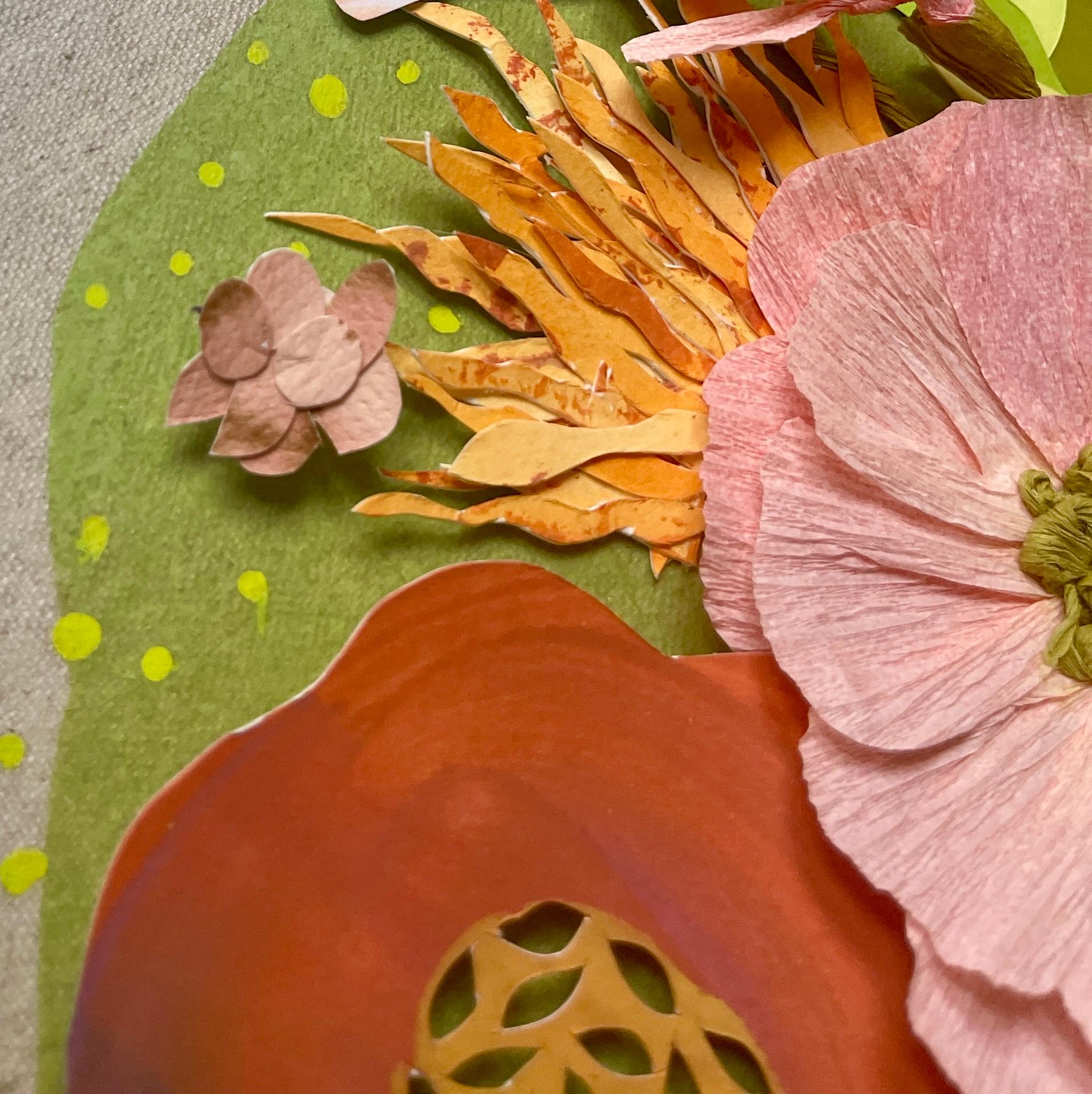 Autumnal - Scultura in rilievo di carta in vendita 6