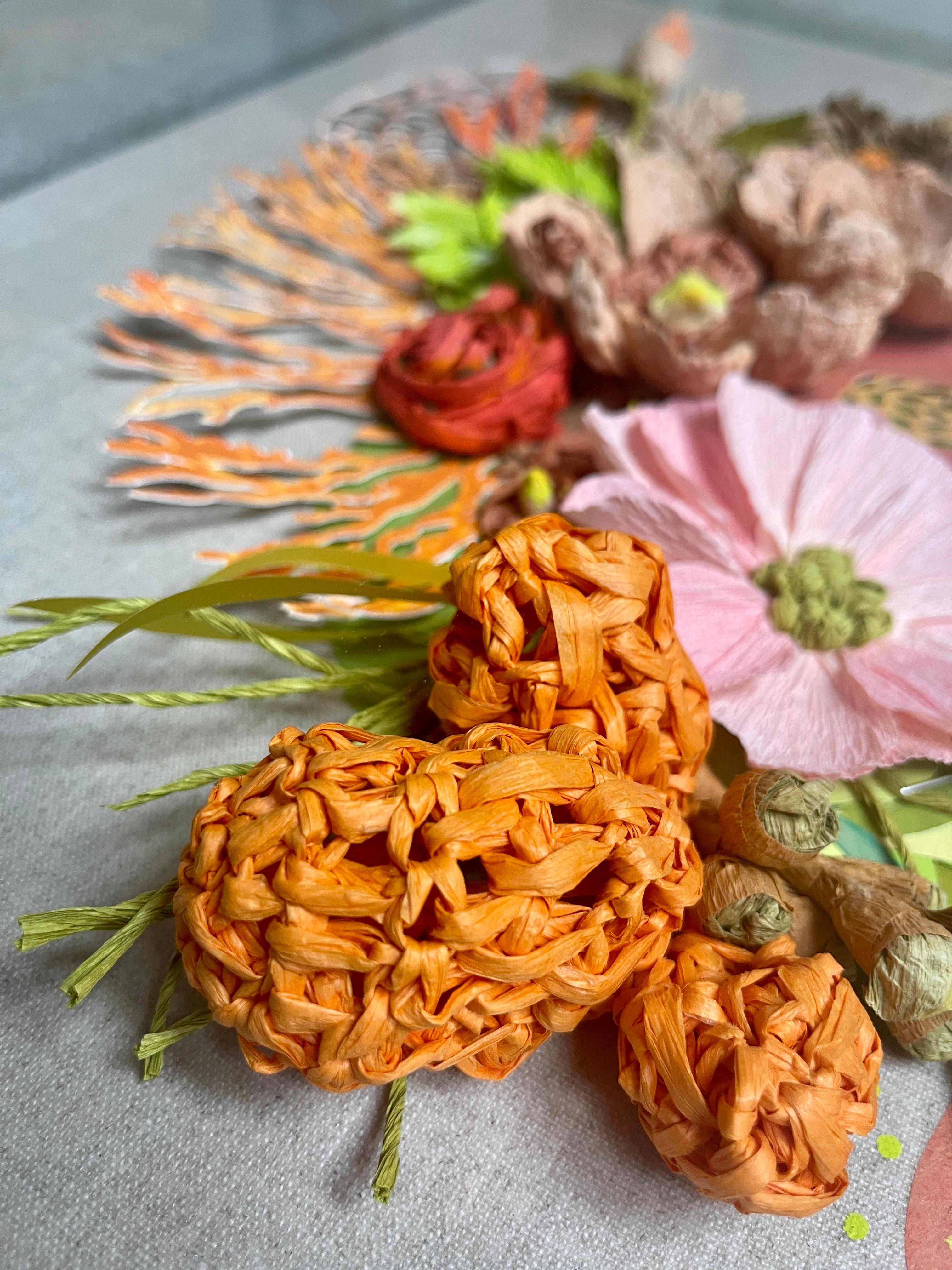 Autumnal - Scultura in rilievo di carta in vendita 2