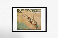 Original poster by Maggie Salcedo - La descente en luge