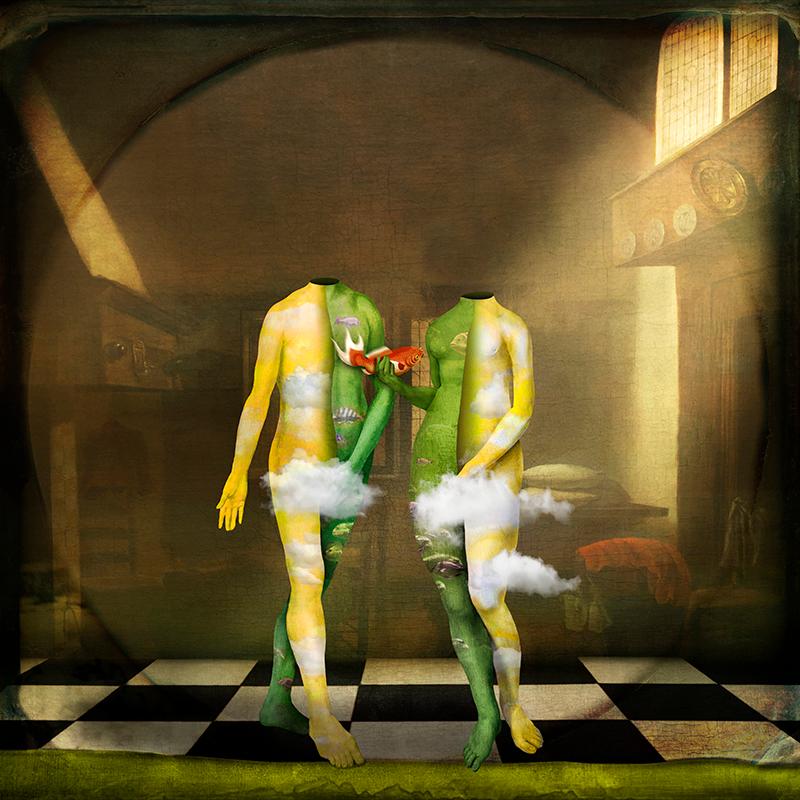 Maggie Taylor Color Photograph - Half of me is an ocean.