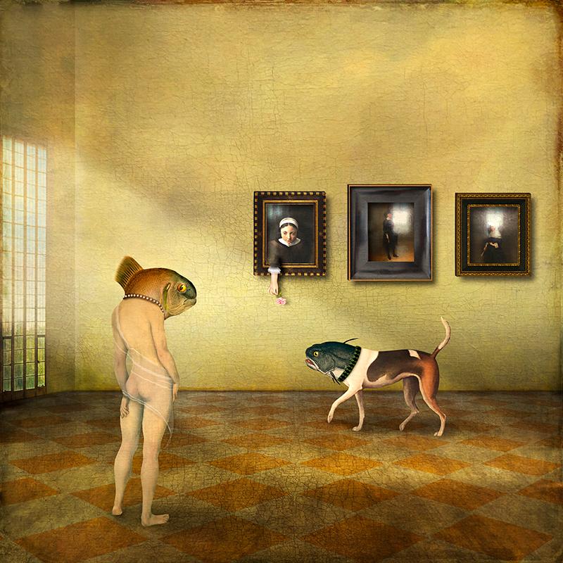 Color Photograph di Maggie Taylor - Mattina nella galleria
