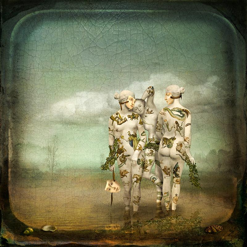 Maggie Taylor Color Photograph - Stellar stories.