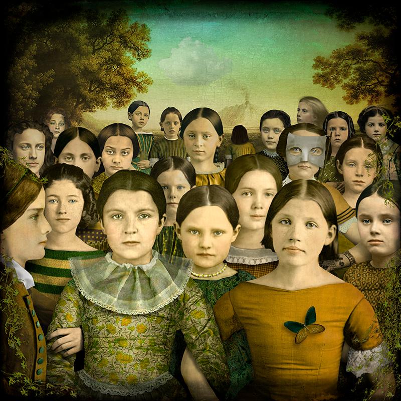 Maggie Taylor Color Photograph – Die Mädchen