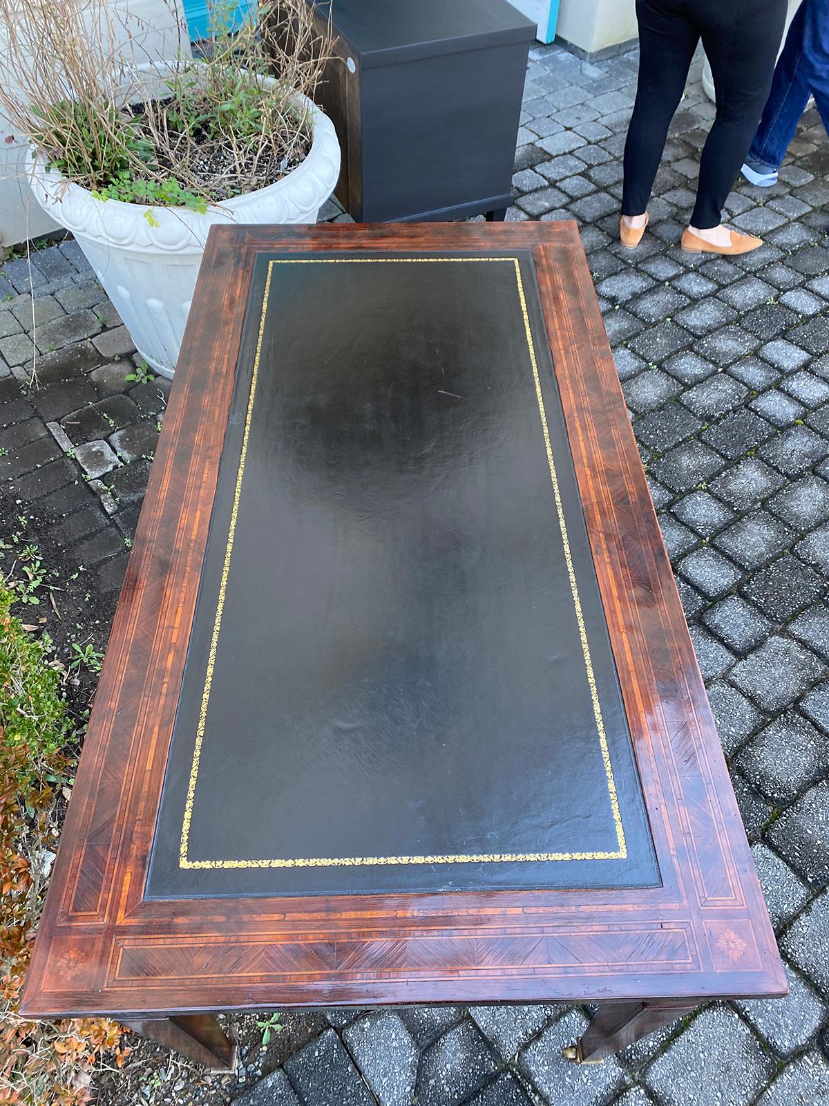 18th Century and Earlier Maggiolini Style Northern Italian Neoclassical Inlaid Writing Table or Desk